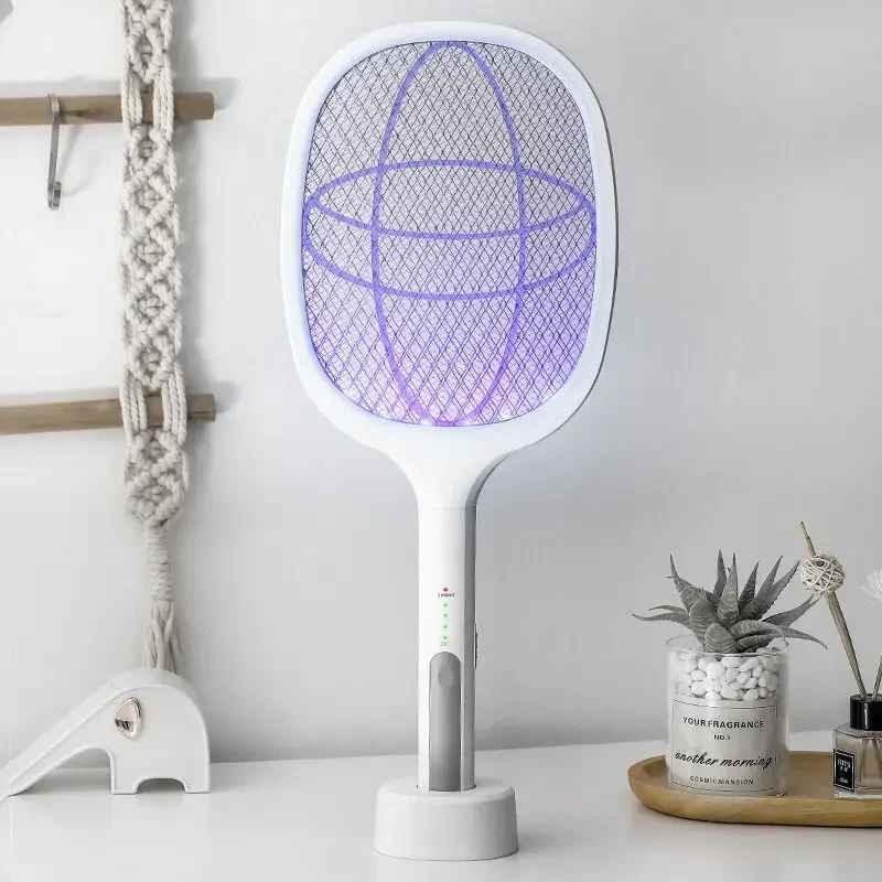 Raquete Mata-Mosquito - Com Ions de Atração