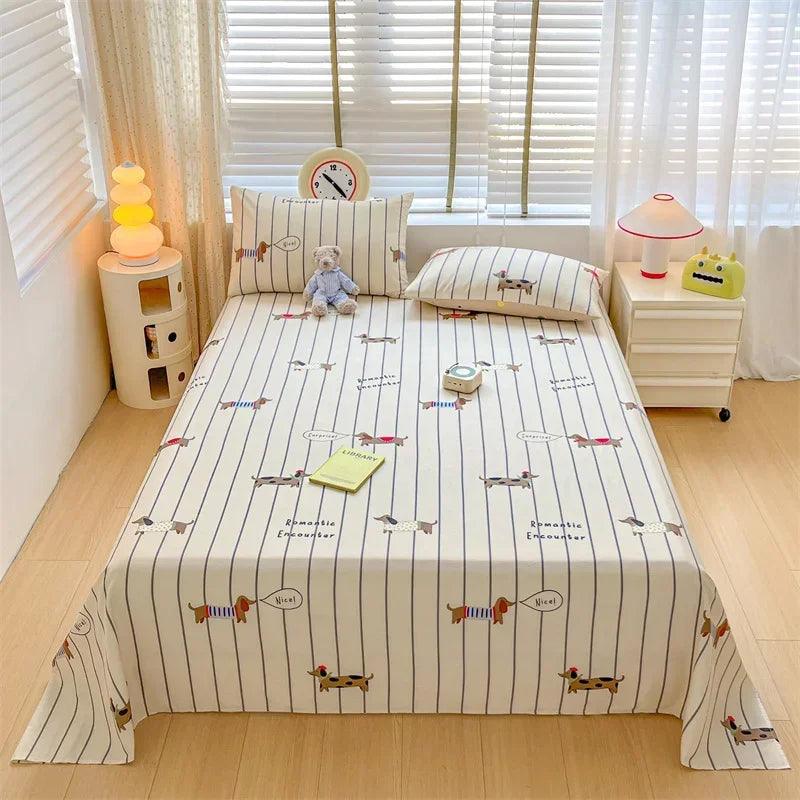 Lençol de Algodão Xadrez Kasa e Co   Estilo e Conforto para sua Cama