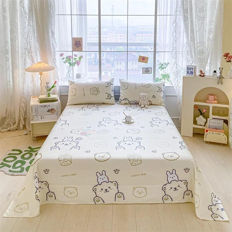 Lençol de Algodão Xadrez Kasa e Co   Estilo e Conforto para sua Cama