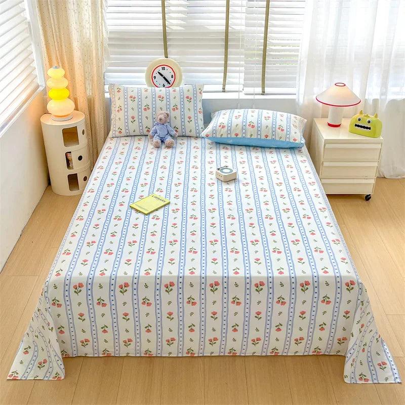 Lençol de Algodão Xadrez Kasa e Co   Estilo e Conforto para sua Cama