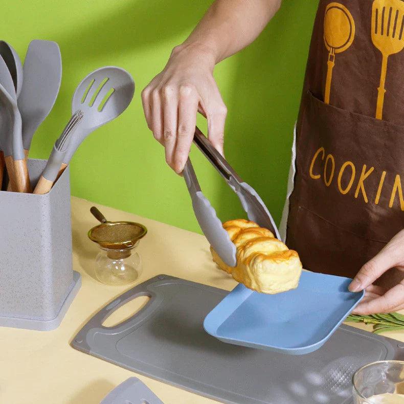 Kit de Utensílios Premium de Silicone 19 Peças