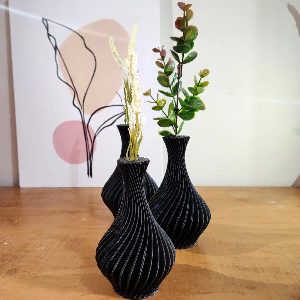 Kit 3 Vasos Decorativos