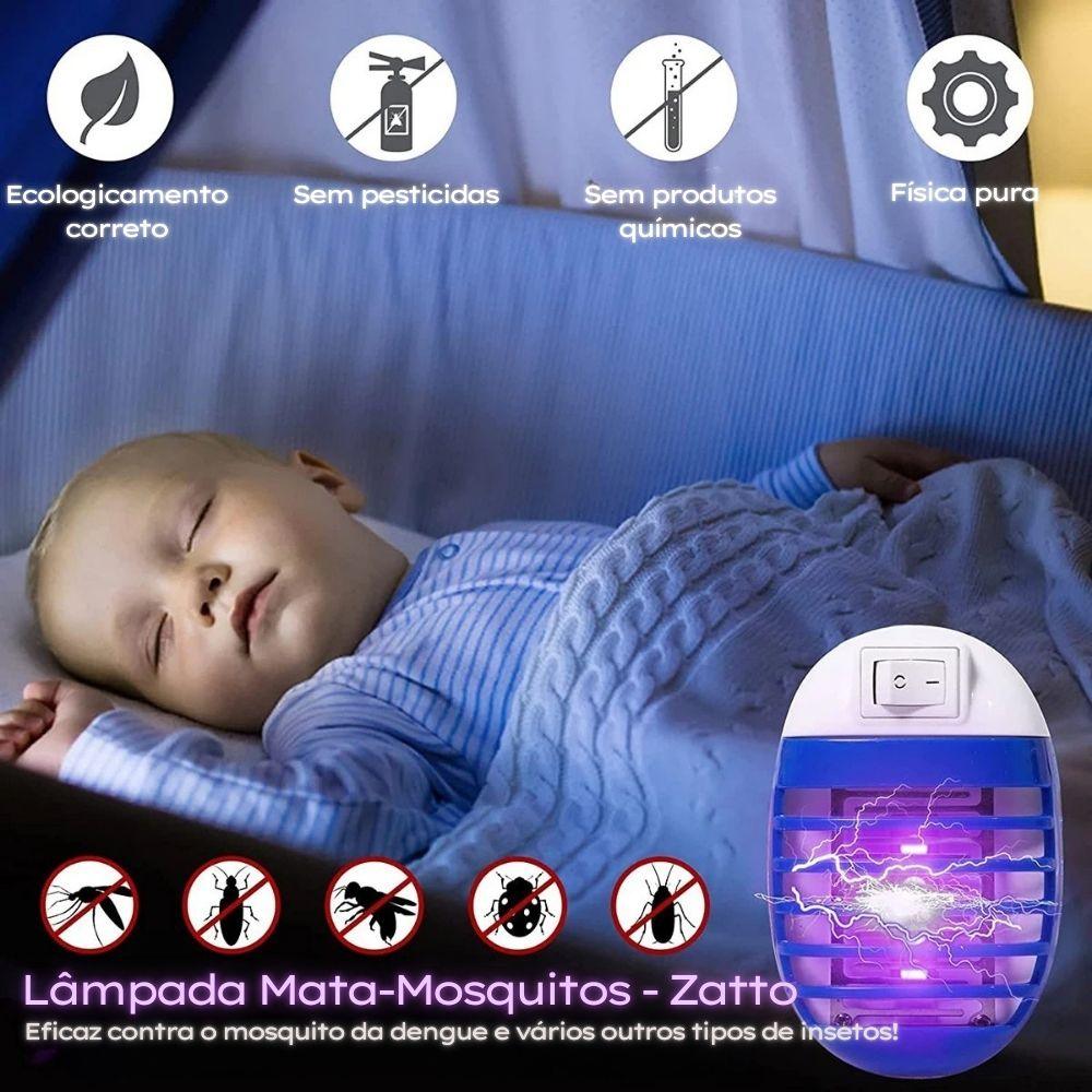 Lâmpada Mata-Mosquitos LED Killer