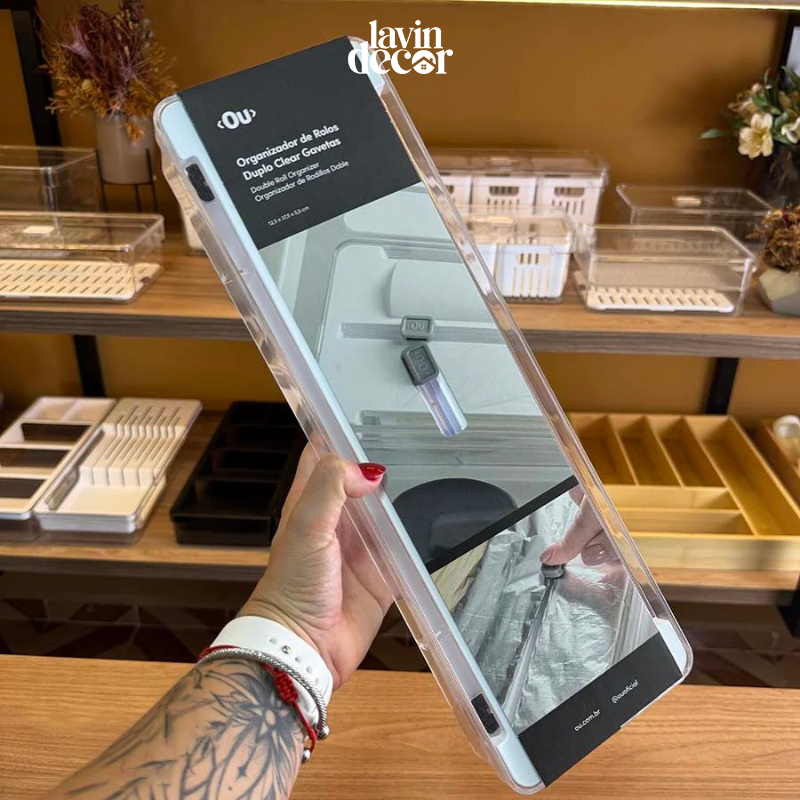 Porta Rolos e Organizador Cut-Duo + Brinde Exclusivo