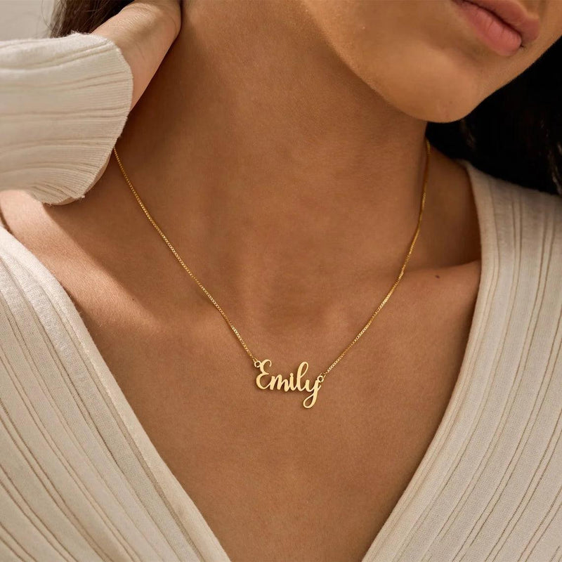 Colar personalizável - Gravação a Laser - Banho em Ouro 24k - Compre 2 leve 3