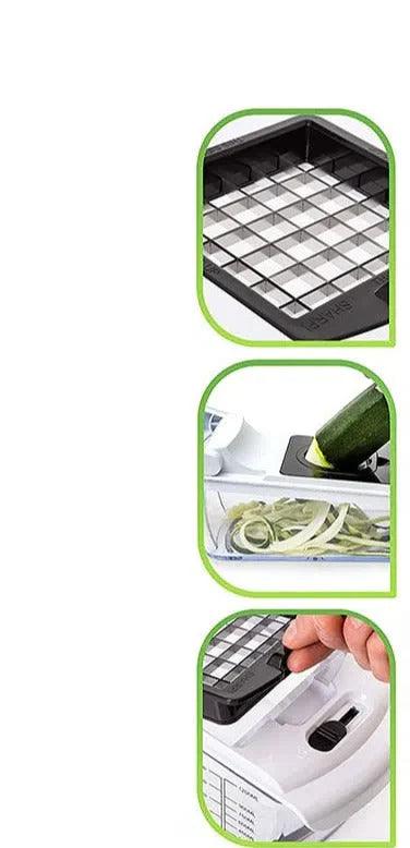 Cortador e Fatiador Multifuncional 14 em 1