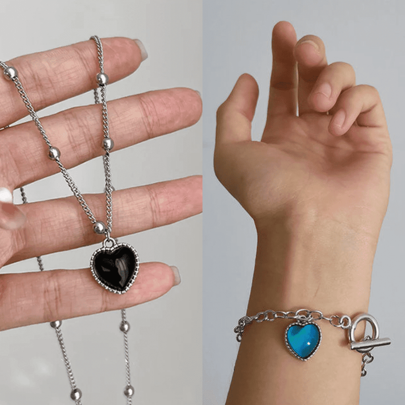 Colar pedra dos sentimentos - Mudança de cor - Humor, sentimentos