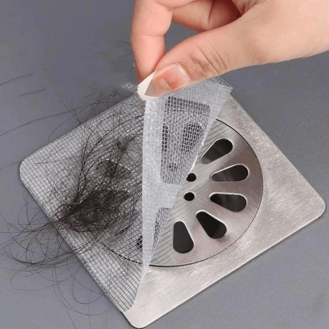 Kit 10 Peças Coletor de Cabelo Descartável para Ralos