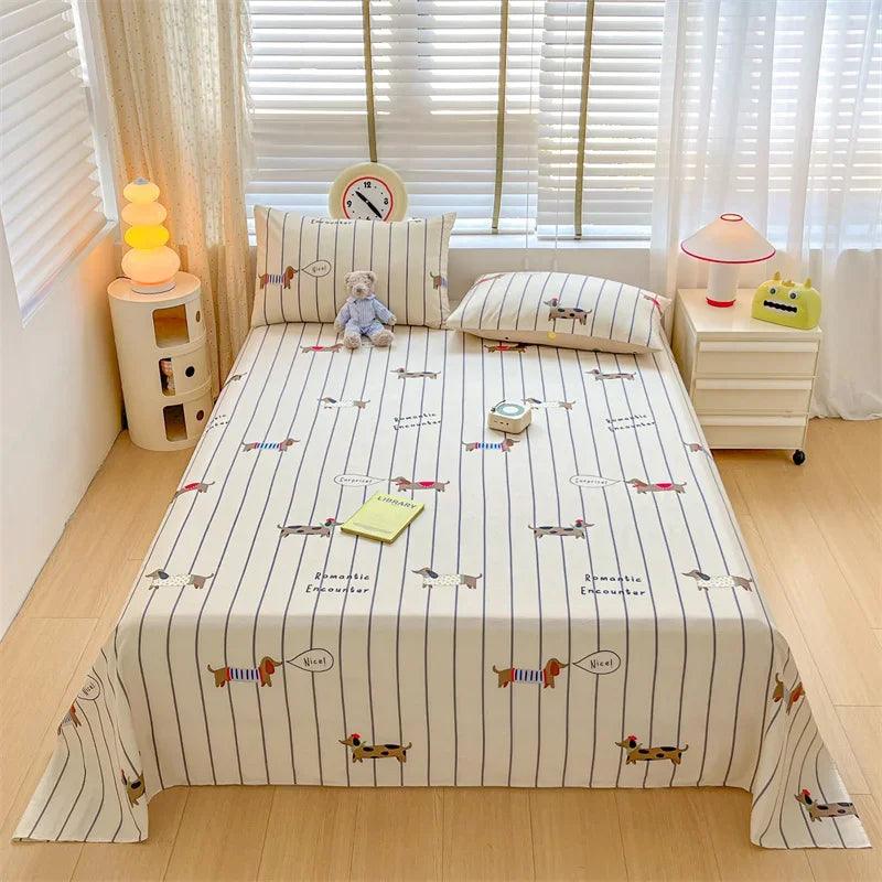 Lençol de Algodão Xadrez Kasa e Co   Estilo e Conforto para sua Cama