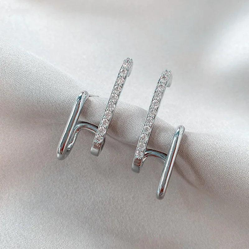 Brincos Luxuosos - Caravejado de Zicônias - Banhado a ouro 18K