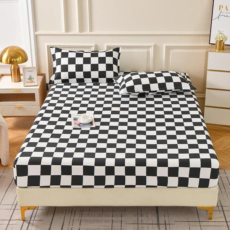 Lençol de Cama com Elástico – Toque Suave, Estilo Simples