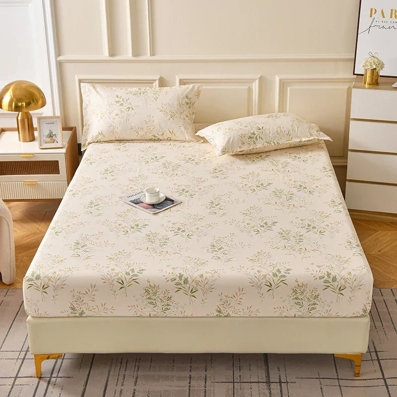 Lençol de Cama com Elástico – Toque Suave, Estilo Simples