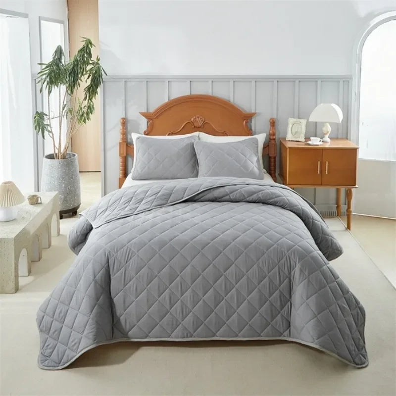 Cobre Leito - Matelado & Acolchado - 400 Fio - 3 Peças