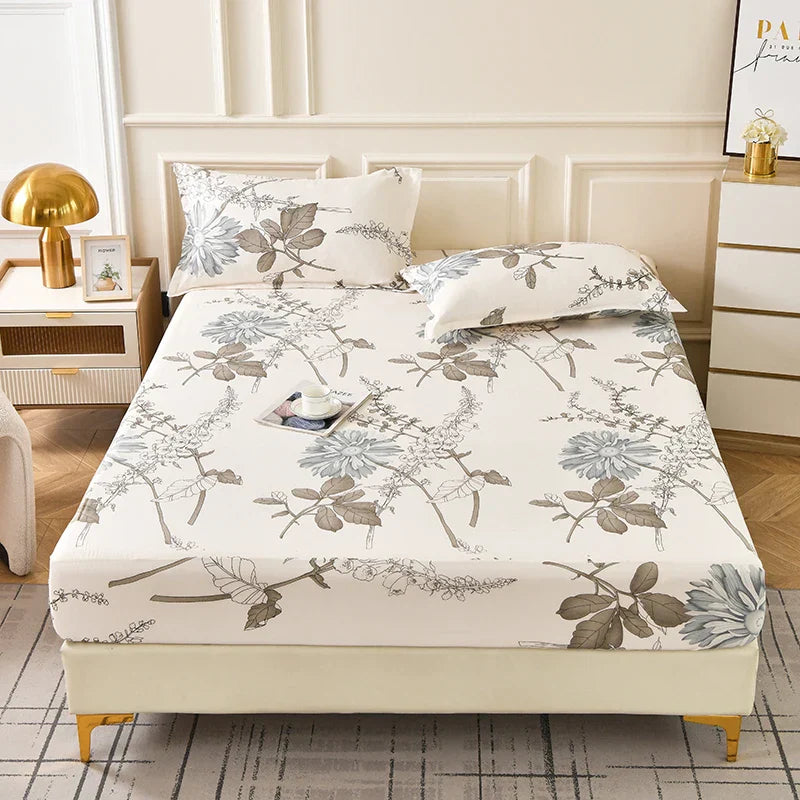 Lençol de Cama com Elástico – Toque Suave, Estilo Simples