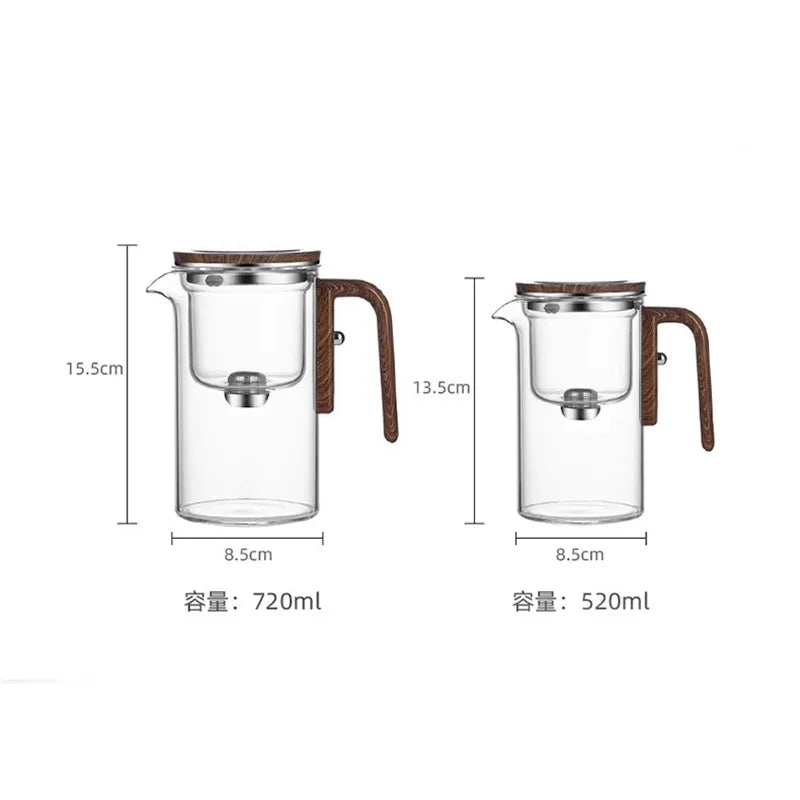 Bule de Vidro com Infusor - Para Cafés e Chás