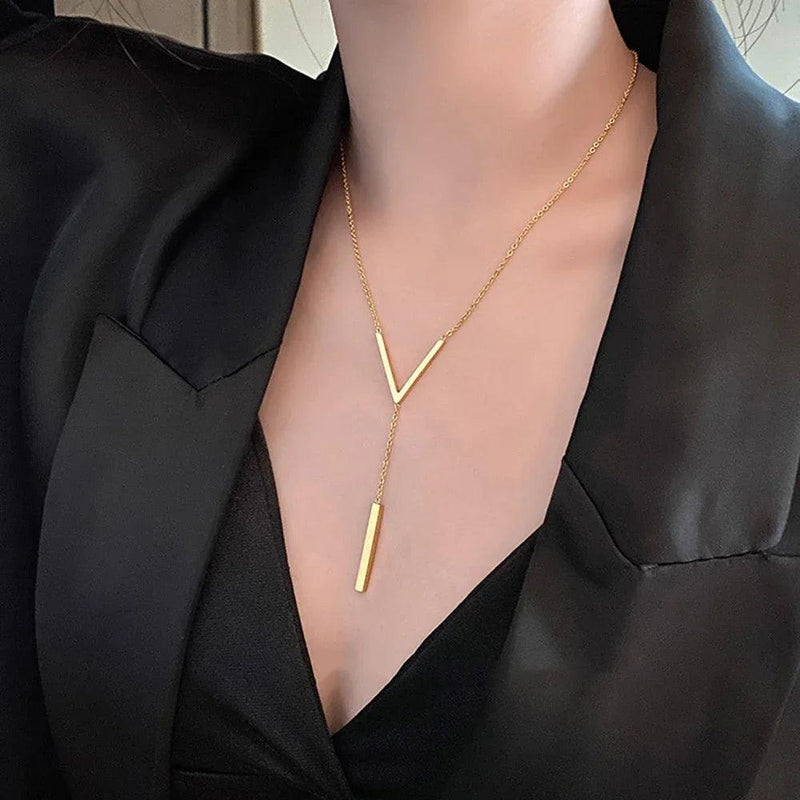 Colar Longo - Aurora - Banho em ouro 18k - Exclusivo