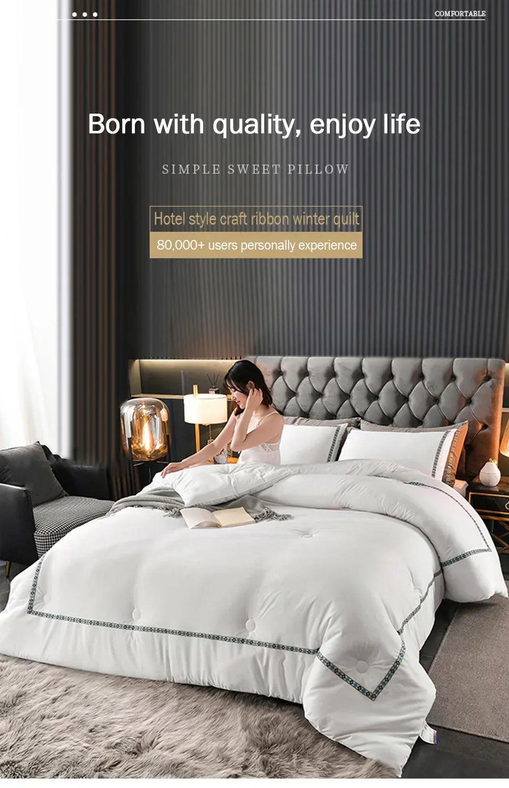 Edredom de Veludo Ultra Macio Luxo e Aconchego para Suas Noites