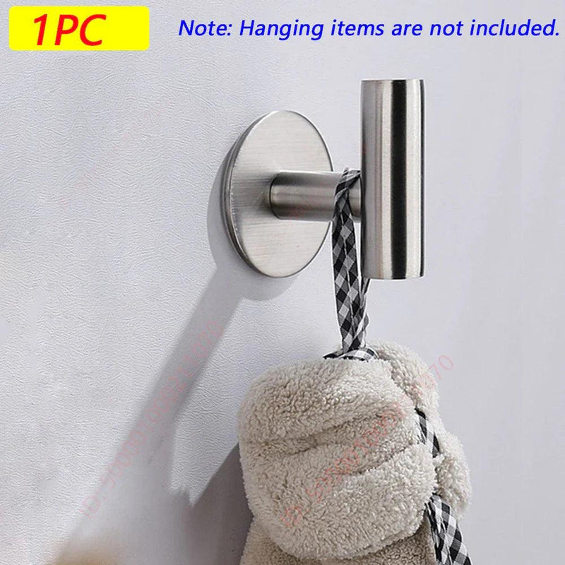 Gancho De Parede em Aço Inoxidável  - Ganchos De Toalha para Banheiro - 2PCS