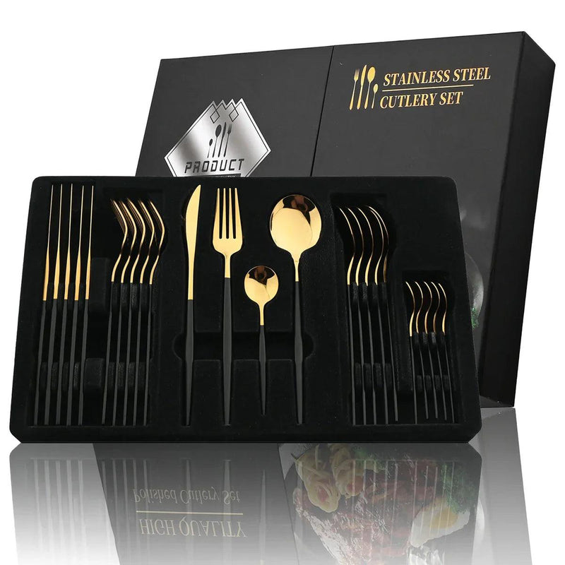 Kit 20 Talheres em aço Inoxidável - Premium