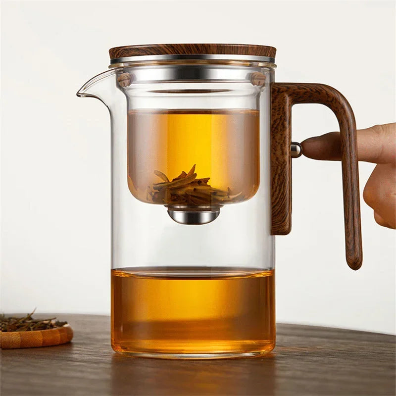 Bule de Vidro com Infusor - Para Cafés e Chás