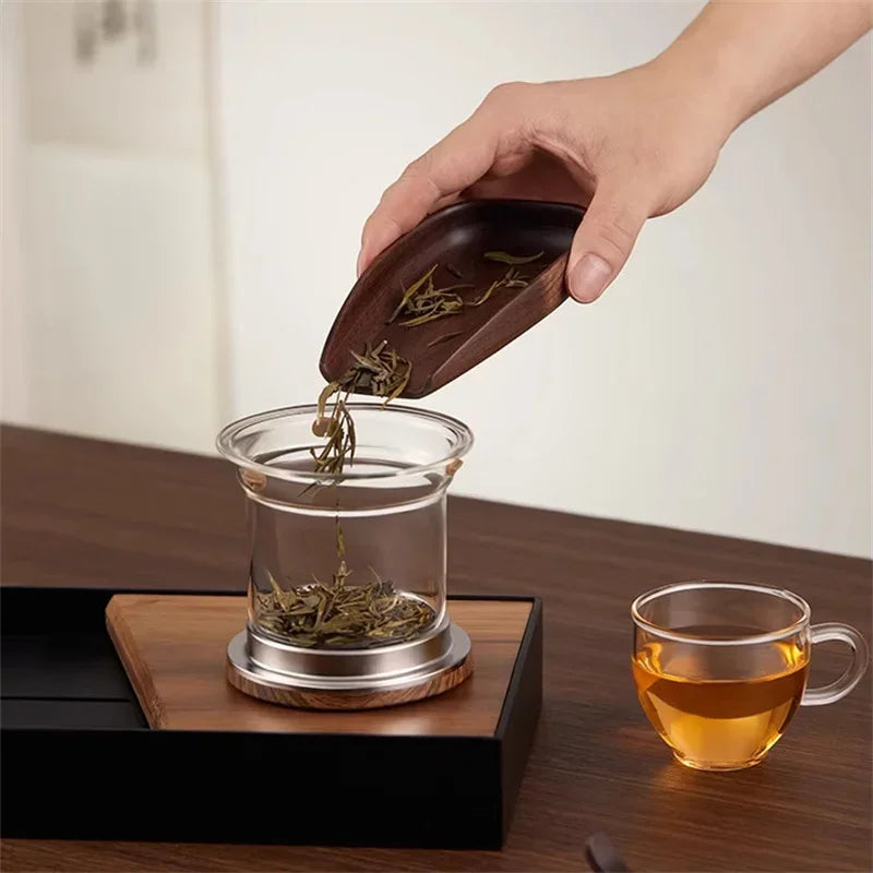 Bule de Vidro com Infusor - Para Cafés e Chás