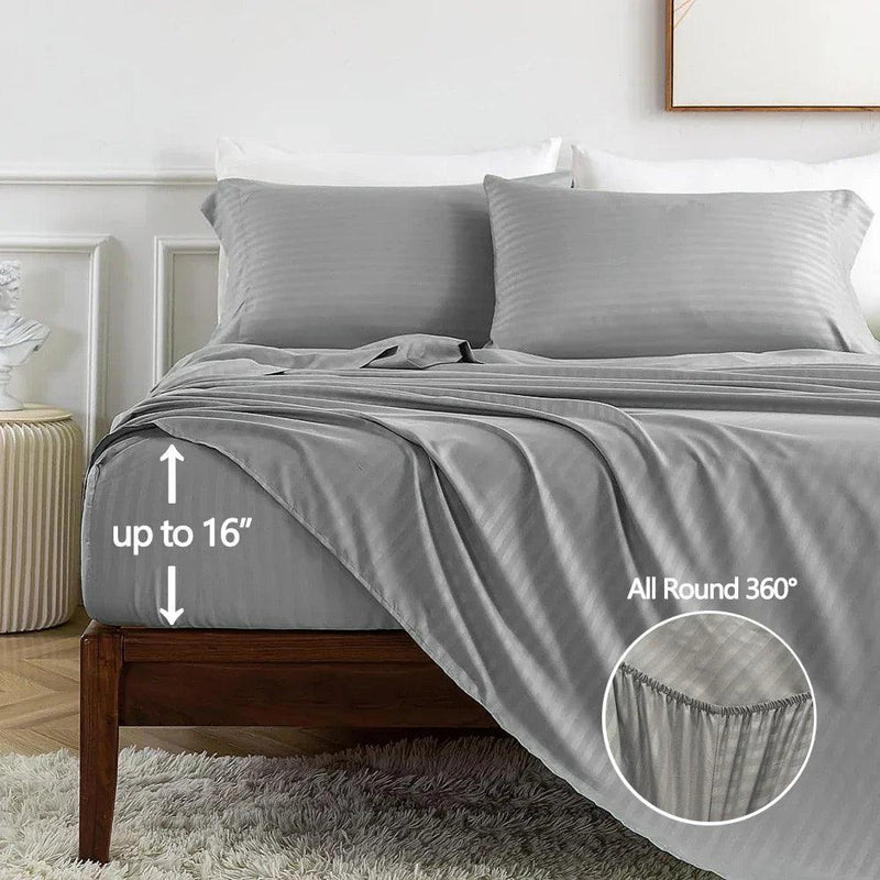 Kit Roupa de Cama - Matelada - Algodão 600 Fios