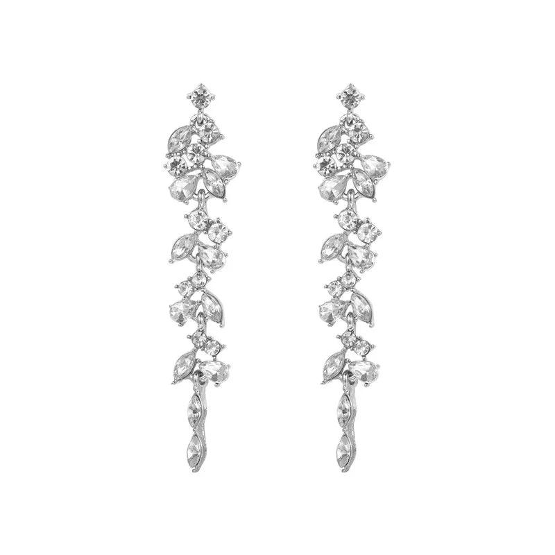 Brincos - Cravejado de Zircônias - Banhado a Ouro 24K