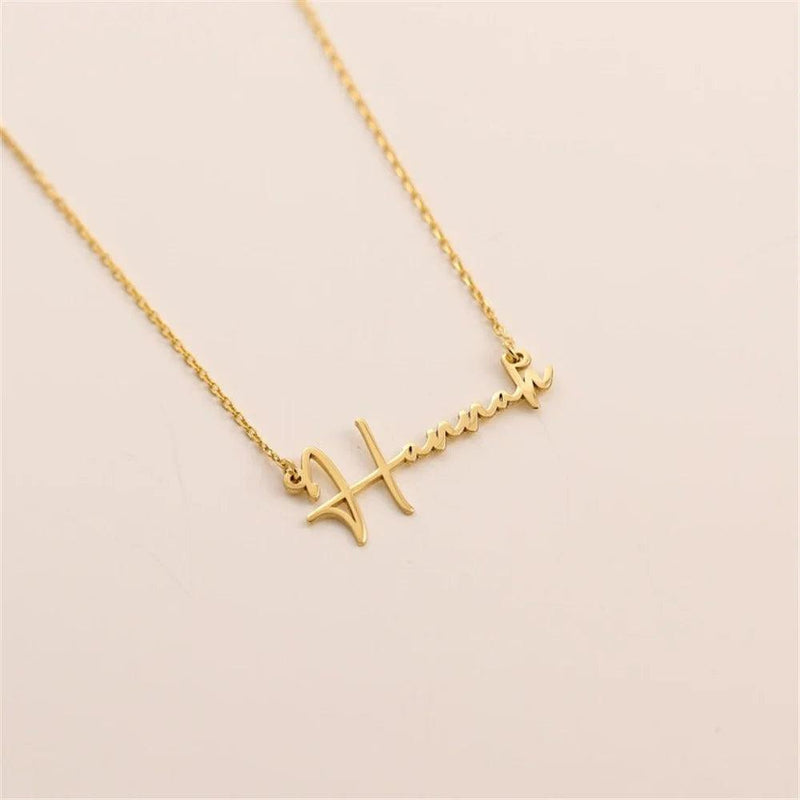 Colar personalizável - Aço inoxidável - Corrente Tijolinho - 2º unidade com 15% OFF