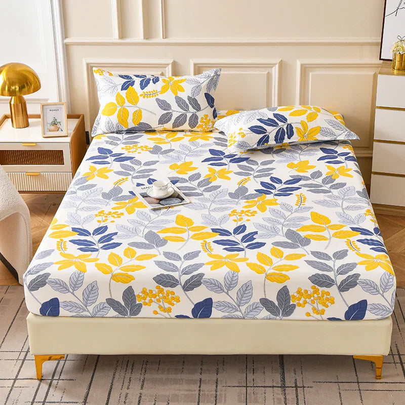 Lençol de Cama com Elástico – Toque Suave, Estilo Simples
