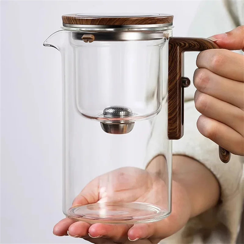 Bule de Vidro com Infusor - Para Cafés e Chás