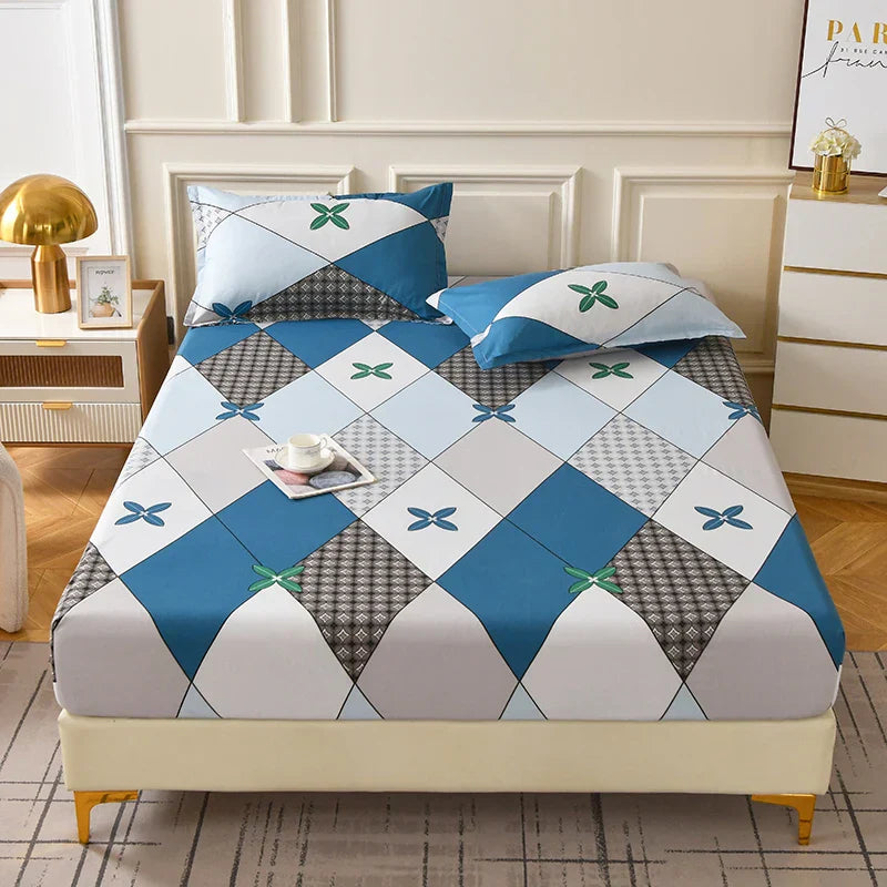 Lençol de Cama com Elástico – Toque Suave, Estilo Simples
