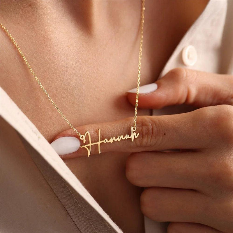 Colar personalizável - Aço inoxidável - Corrente Tijolinho - 2º unidade com 15% OFF
