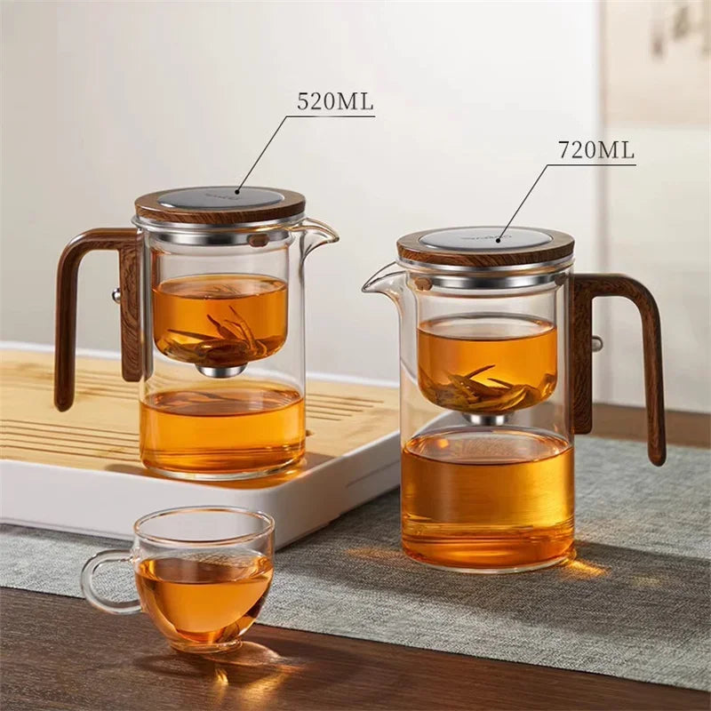 Bule de Vidro com Infusor - Para Cafés e Chás