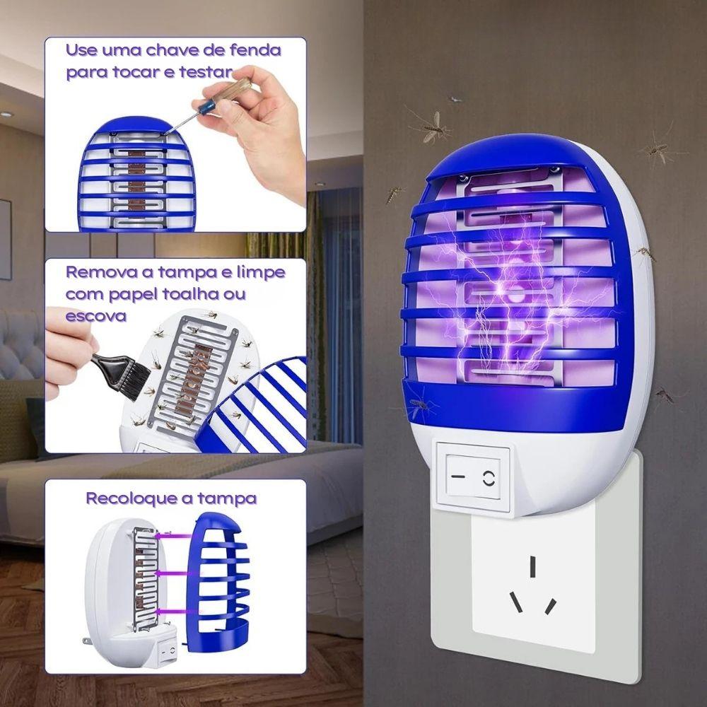 Lâmpada Mata-Mosquitos LED Killer