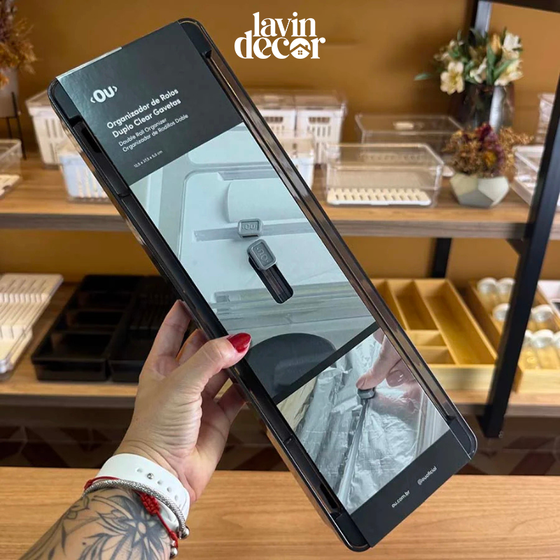 Porta Rolos e Organizador Cut-Duo + Brinde Exclusivo