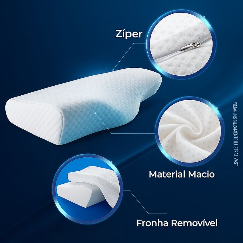 Cervical OrtoSupport: Travesseiro  Ergonômico