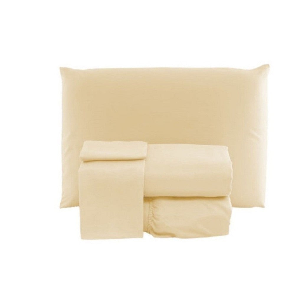 Jogo de Lençol de Elástico Soft + Kit de Fronhas- 100% Poliéster